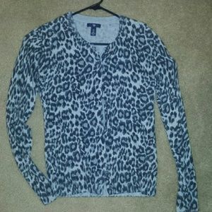 Gray Gap long sleeve cardigan